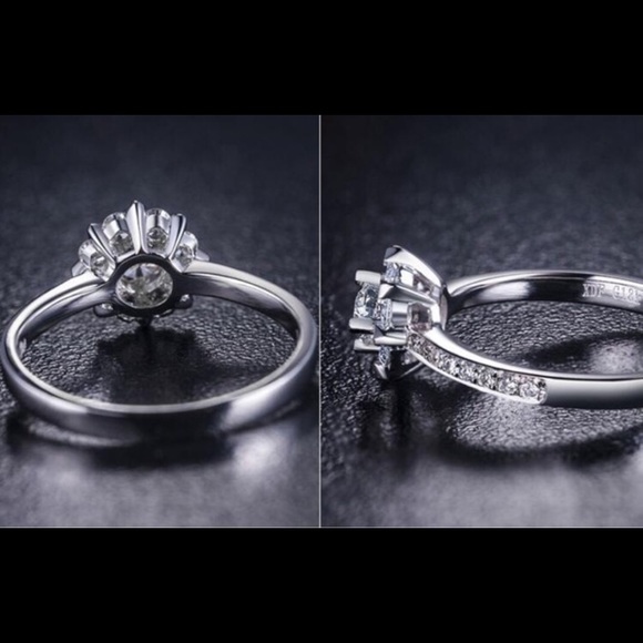 Beautiful silver crystal ring - Picture 5 of 8